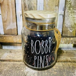 Rae Dunn BOBBY PINS glass jars (300)